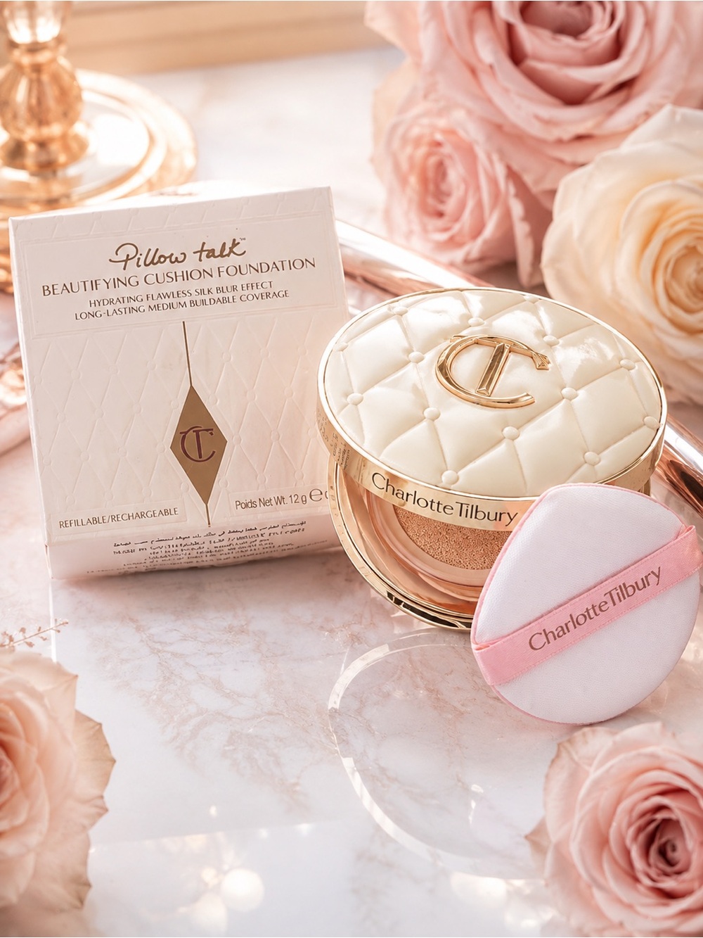 Charlotte Tilbury Pillow Talk Beautifying Cushion Foundation 1N Fair RARE